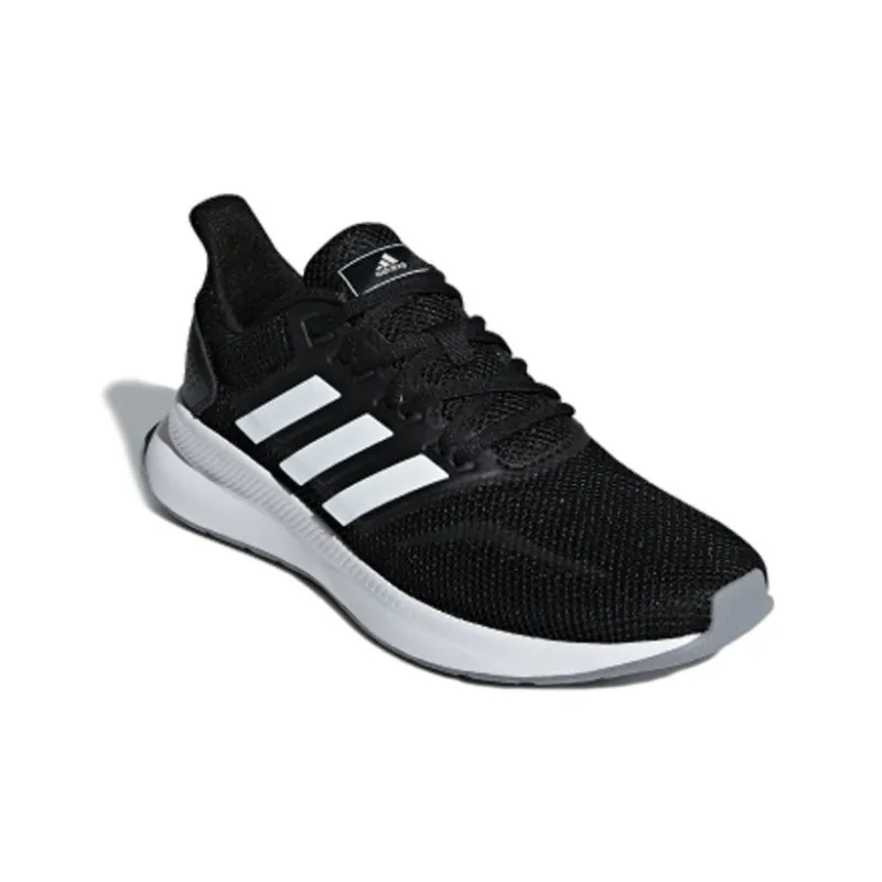 Adidas Neo Runfalcon 1.0 Lightweight Low Top Casual Running Shoes Women's Black White-2