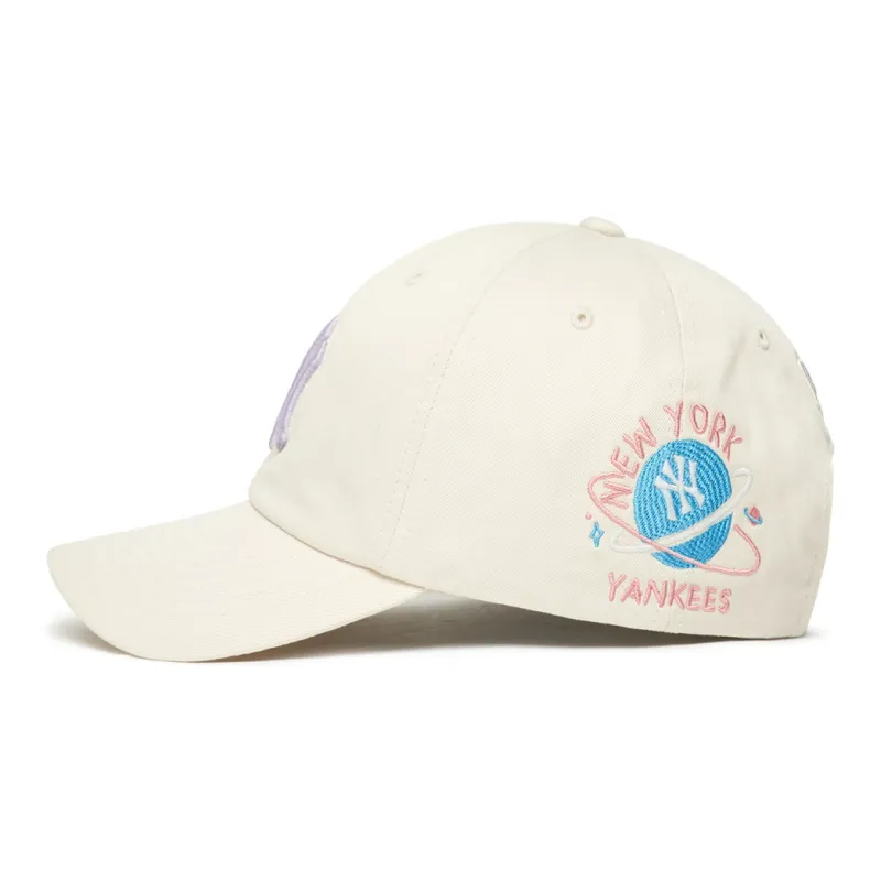 MLB Cotton Baseball Caps CPL01 Unisex White-2