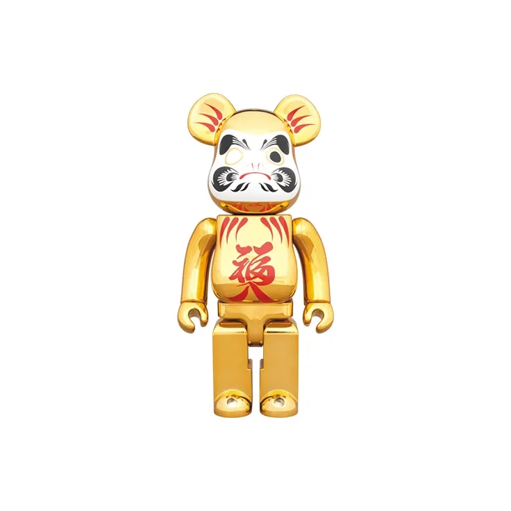 BE@RBRICK Daruma Gold Plating Fukuiri-0