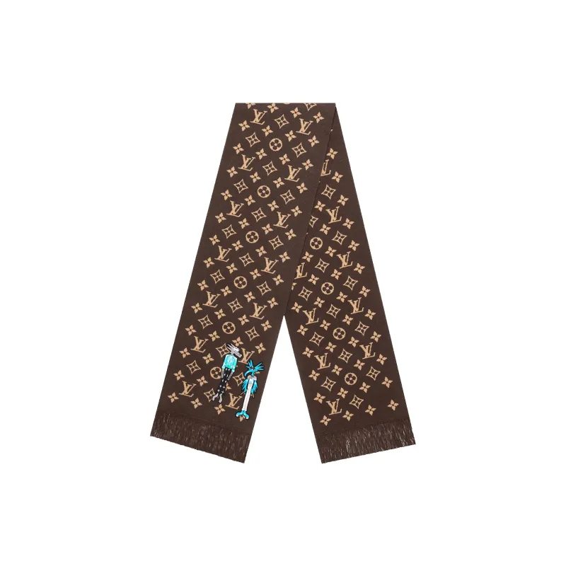 LOUIS VUITTON Friends Knit Scarves Unisex-0