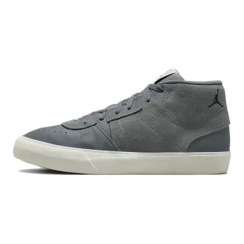 JORDAN Series Mid Cool Grey Sail University Red Black