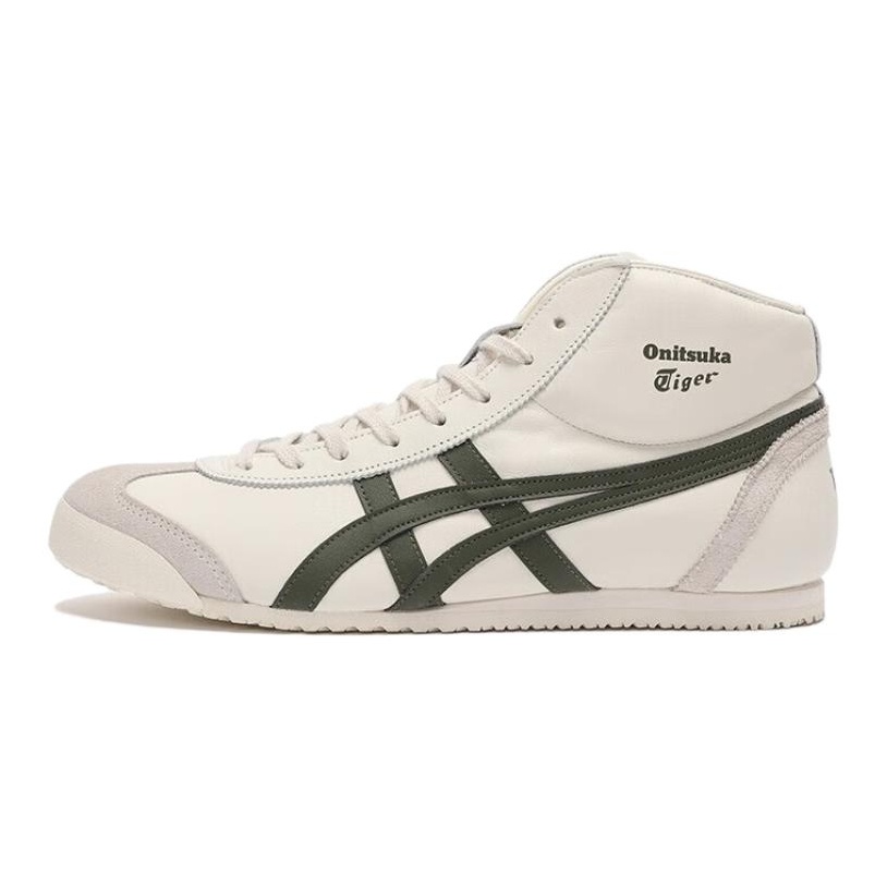 Onitsuka Tiger Mexico Mid Runner Cream Black US M 7