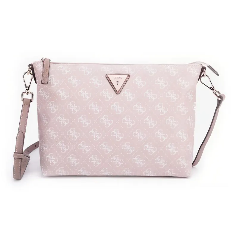 GUESS PU Combo Bag, Tote Bag, Shopping Bag, Envelope, Portable Crossbody Bag, Shoulder Bag Women's Cappuccino Rose-2