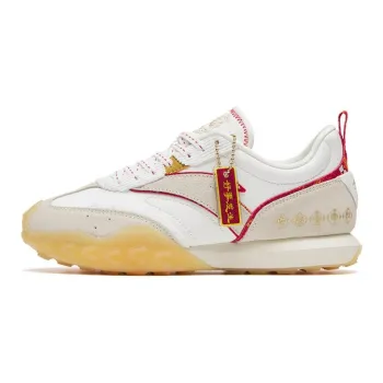 Anta Life Collection Cushioning Wear-Resistant Rebound Low-Top Sports Casual Shoes Women's White Gray Red