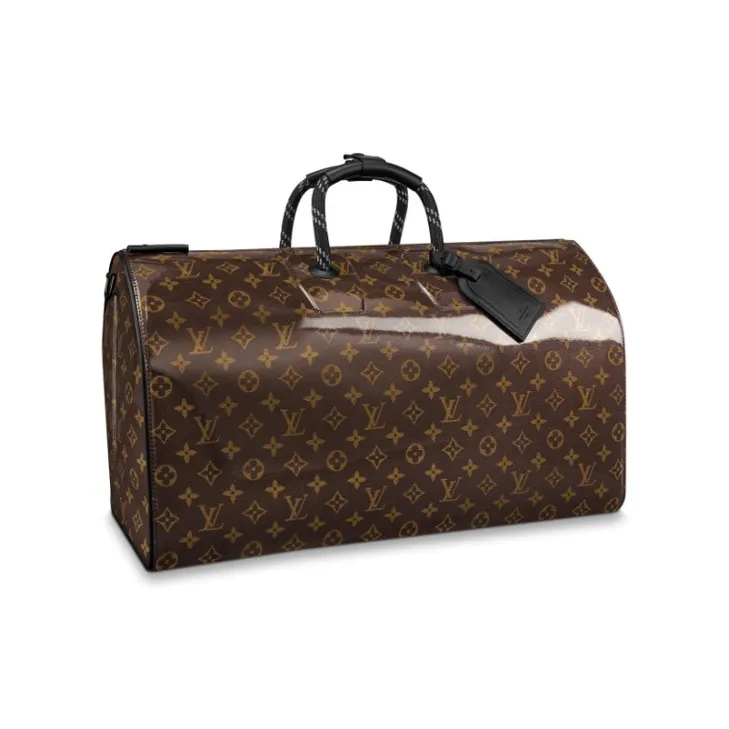 LOUIS VUITTON Keepall Bandouliere Monogram Glaze 50 Brown-1