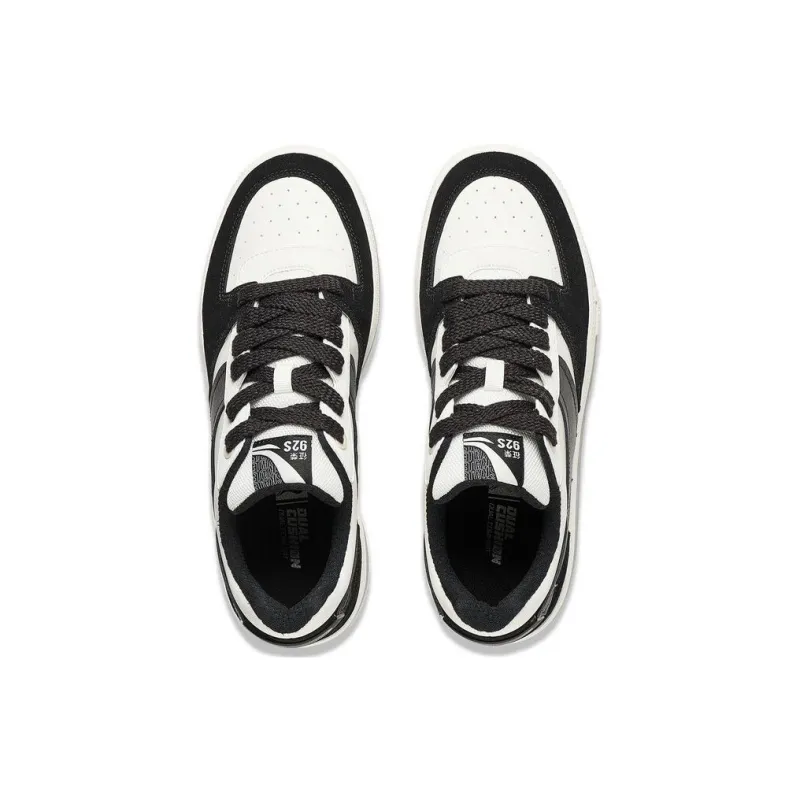 LiNing Honor 92S Cushioning Wear Resistant Low Top Skateboard Shoes Men's Ecru-3