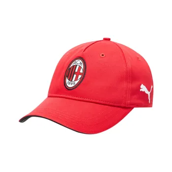 PUMA Cotton Baseball Cap Unisex Red