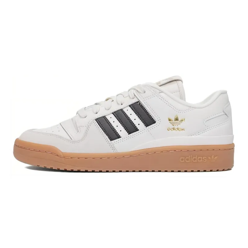 Adidas Originals FORUM Wear resistant And Lightweight Low Top Casual Shoes Unisex White-0