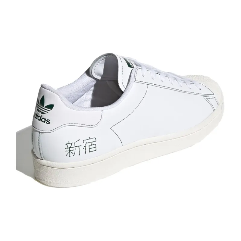 Superstar Adidas Originals Pure 'Embroidered Katakana Chalk White'-3