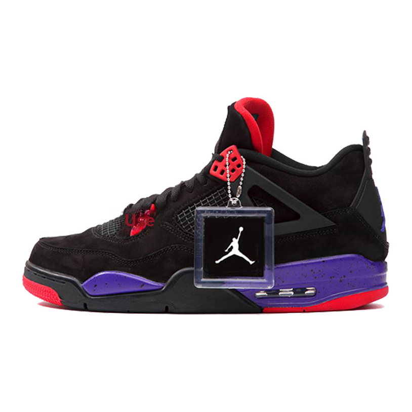 jordan 4 black purple red