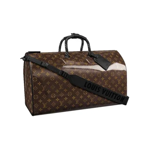 LOUIS VUITTON Keepall Bandouliere Monogram Glaze 50 Brown