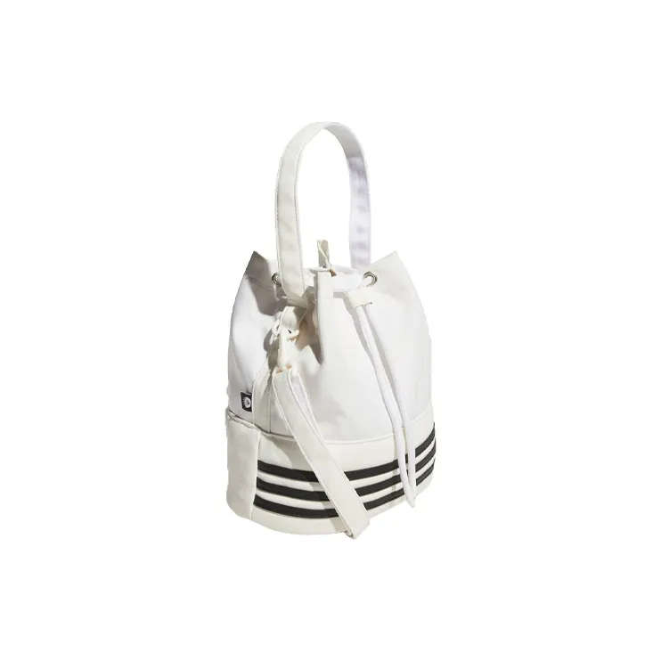 Adidas Polyurethane Bucket Bag Handbag Shoulder Bag Crossbody Bag Regular Unisex White-1