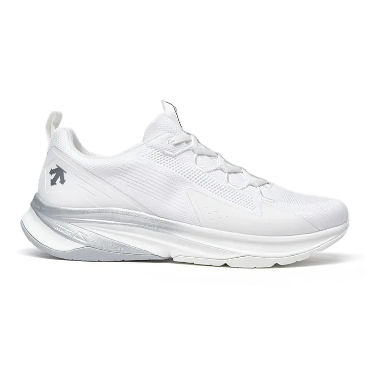DESCENTE Enerzite Cushioning And Breathable Low Top Casual Running Shoes Unisex White-1