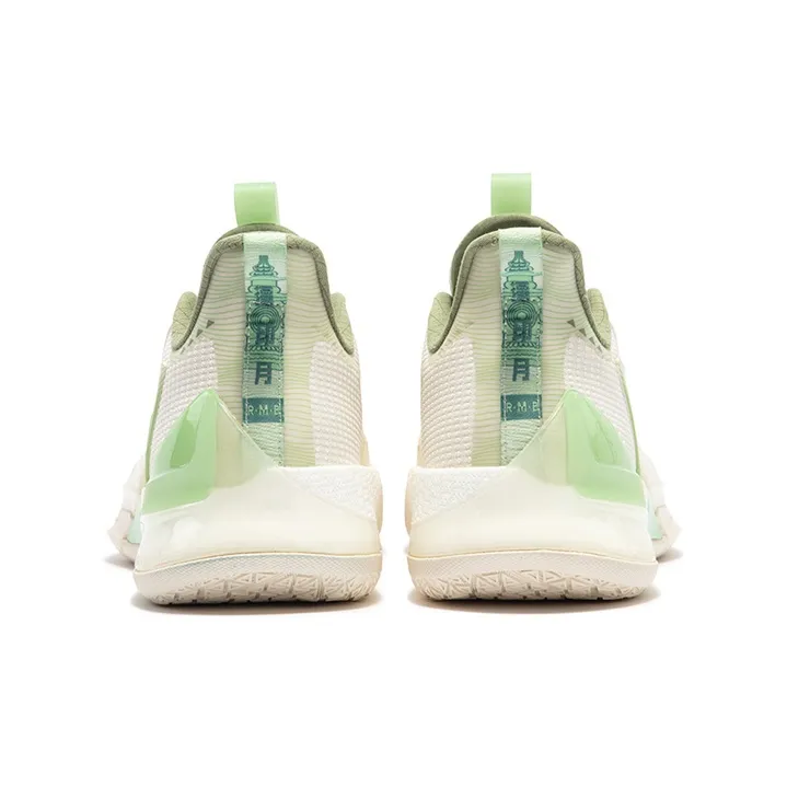361° BIG3 4.0 PRO Low Top Performance Basketball Shoes Men's White Green-3