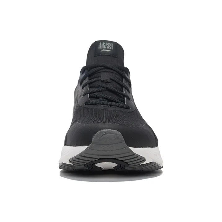 LiNing YueYing Element Slip Resistant, Abrasion Resistant, Breathable Low Top LINING Cloud Running Shoes Men's Black-4