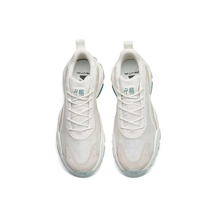 Anta Millennium 4.0 Low Top Sports Casual Shoes Men's Ivory White-2