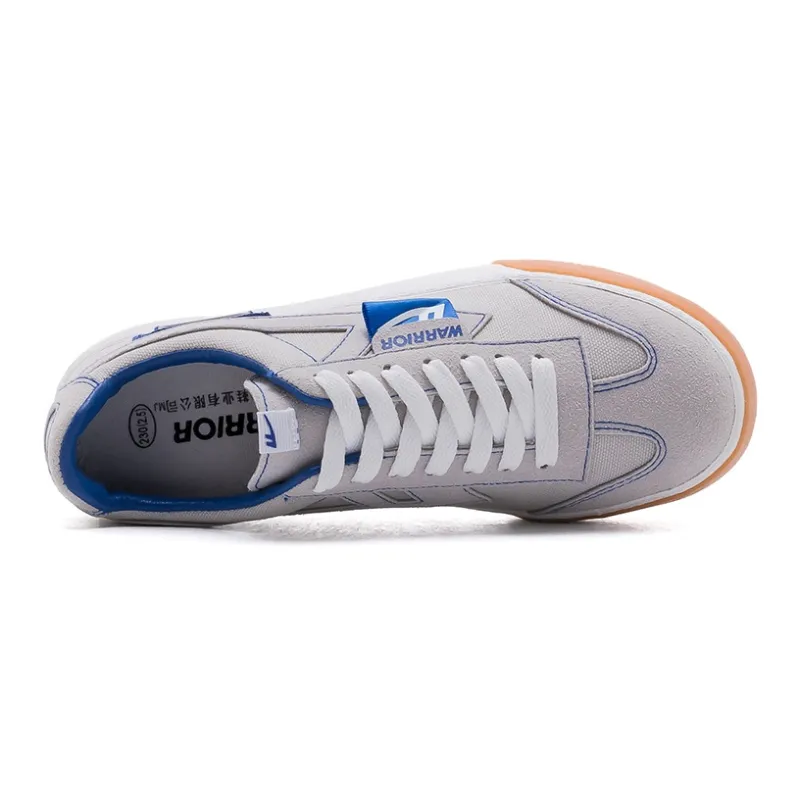 Warrior Ulzzang Canvas Shoes Unisex Gray Blue-2
