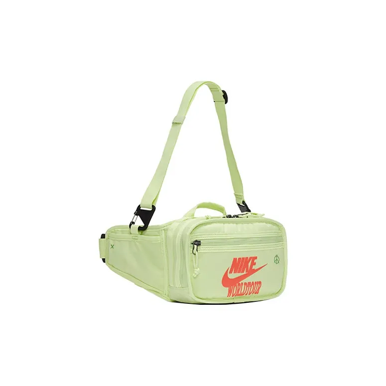 Nike Fabric Shoulder Bag, Crossbody Bag Regular Unisex Light Lemon-2