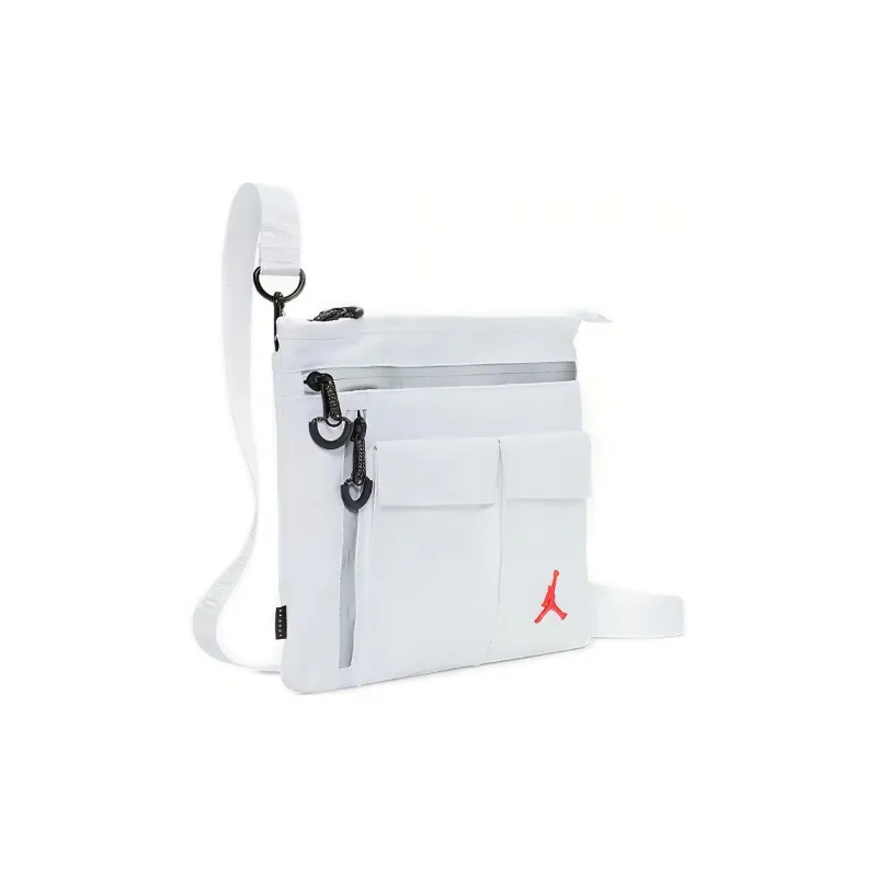 Jordan Polyester Messenger Bag Shoulder Bag Crossbody Bag Regular Men's White-1