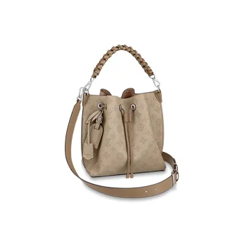 LOUIS VUITTON Calfskin Bucket Bags Shoulder Bag Crossbody Bag Handbag Regular Women's Brown