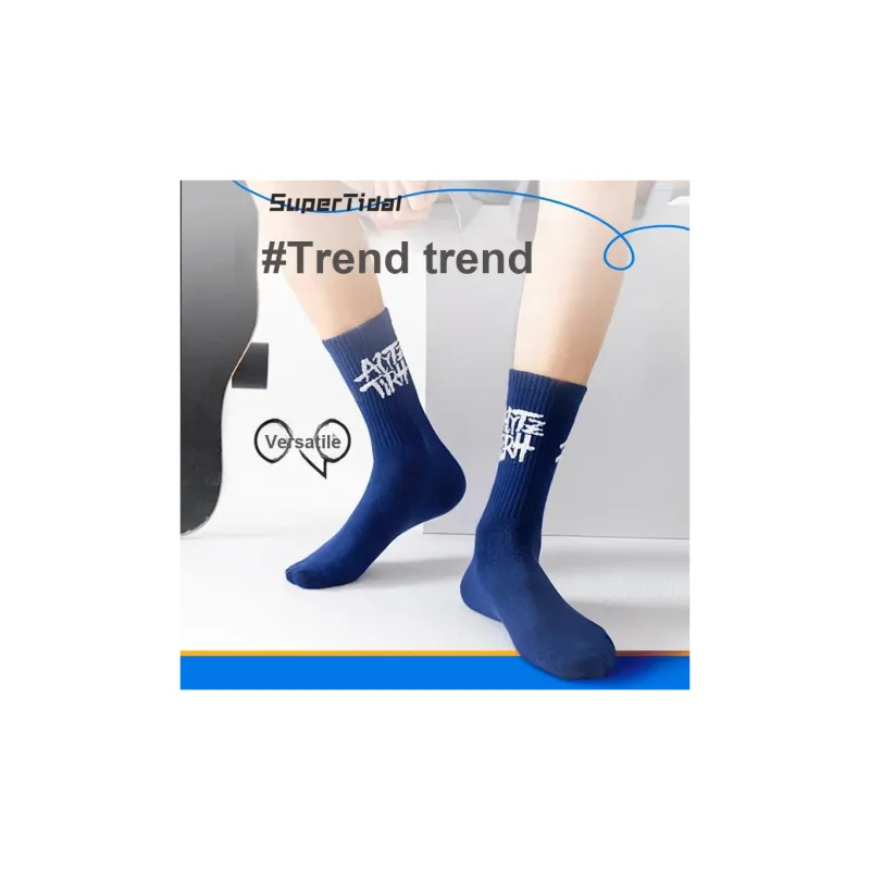 LUOLIAN Mid Calf Socks Unisex 4 Pack-24