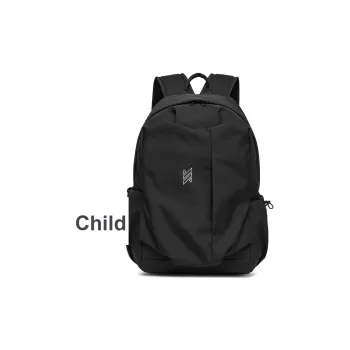 NOMK Oxford Canvas Laptop Bag Backpack Tubas Unisex Black/White/Gray