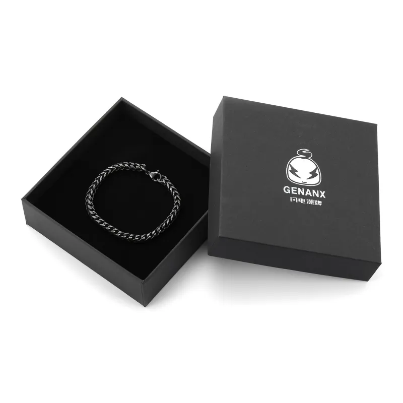 GENANX Bracelets Unisex Vintage Black-4