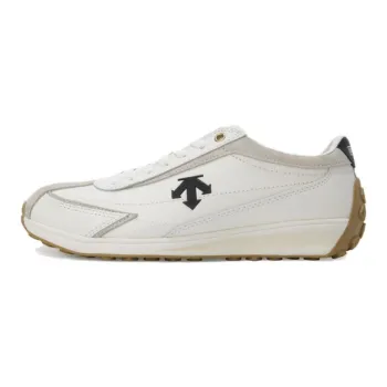 DESCENTE Cron Racer Anti Slip And Wear Resistant Breathable Low Top Casual Shoes Unisex Beige