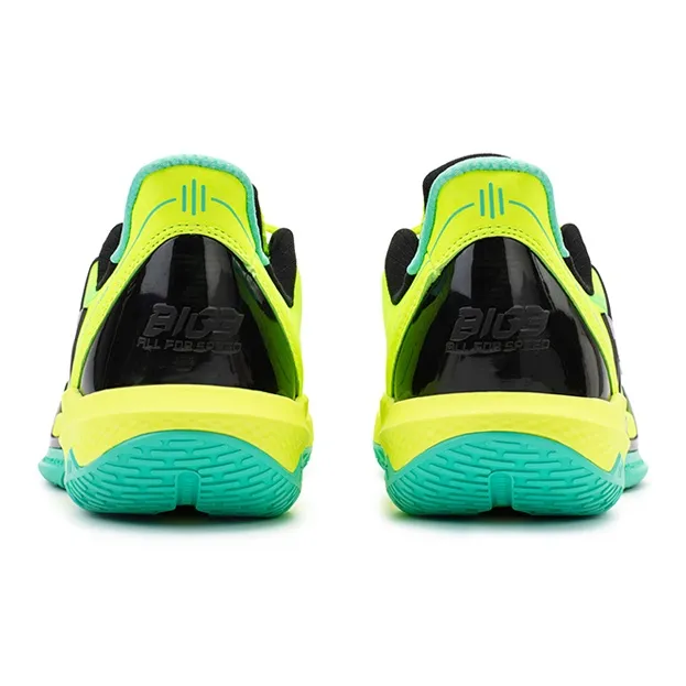 361° Big3 4.0 QUICK Basketball Shoes Men Low Top Neon Solar Yellow/Obsidian Black-3