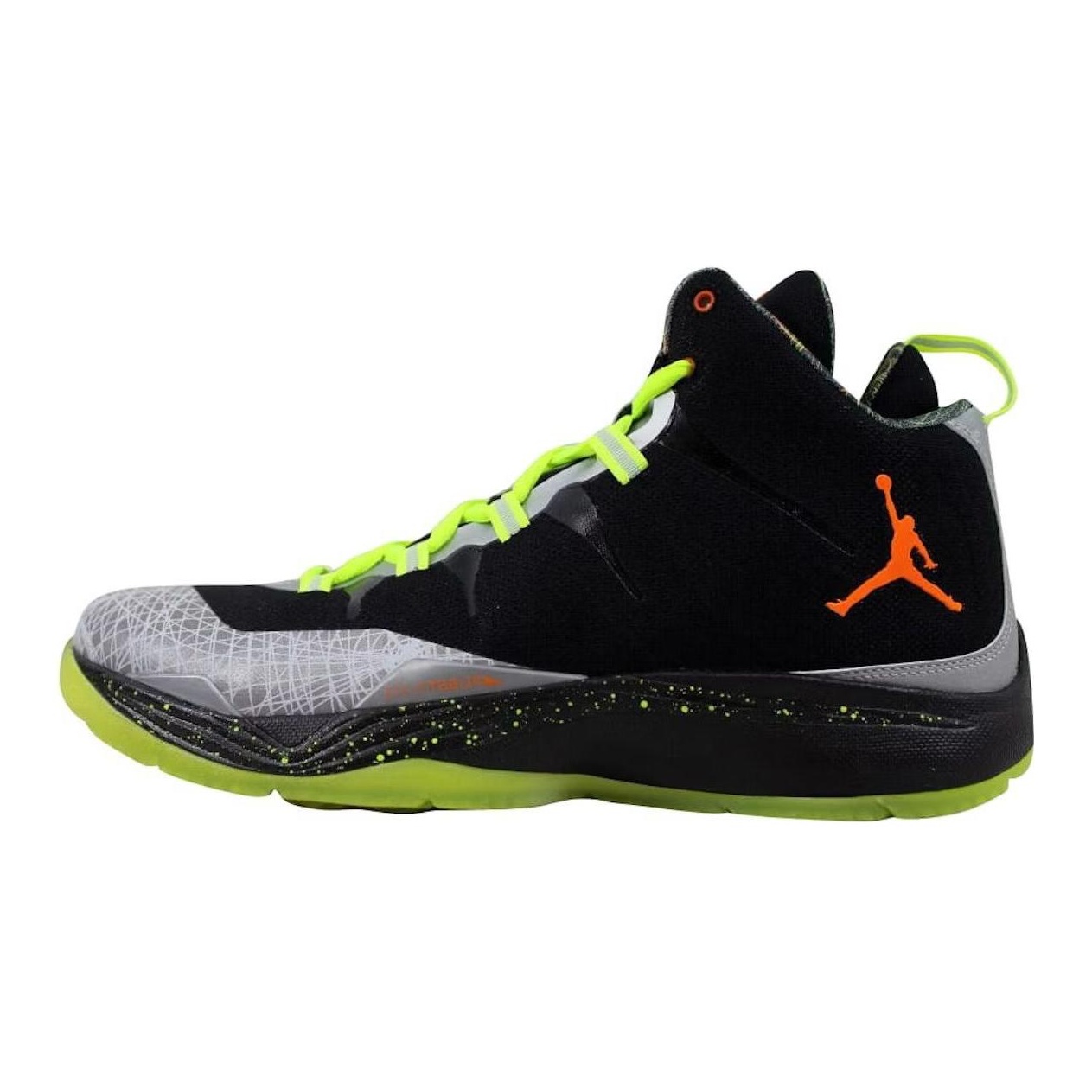 JORDAN Super.Fly 2 Christmas Black Total Orange Reflective Silver POIZON