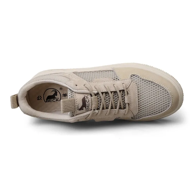 BECK Non-slip Lightweight Low-Top Skateboard Shoes Men's-3