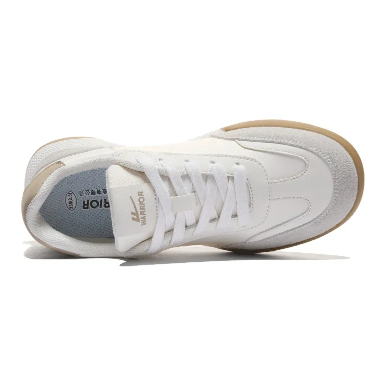 Warrior Low Top German Army Trainers Casual Shoes Unisex Beige Khaki-2