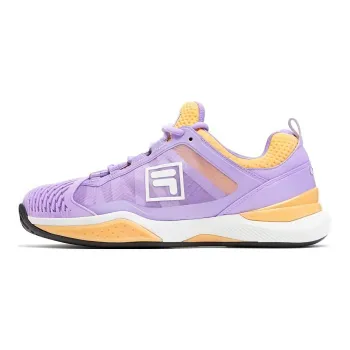 FILA Speedserve Energized Cushioned Slip-Resistant Low-Top Tennis Shoes Women's Purple