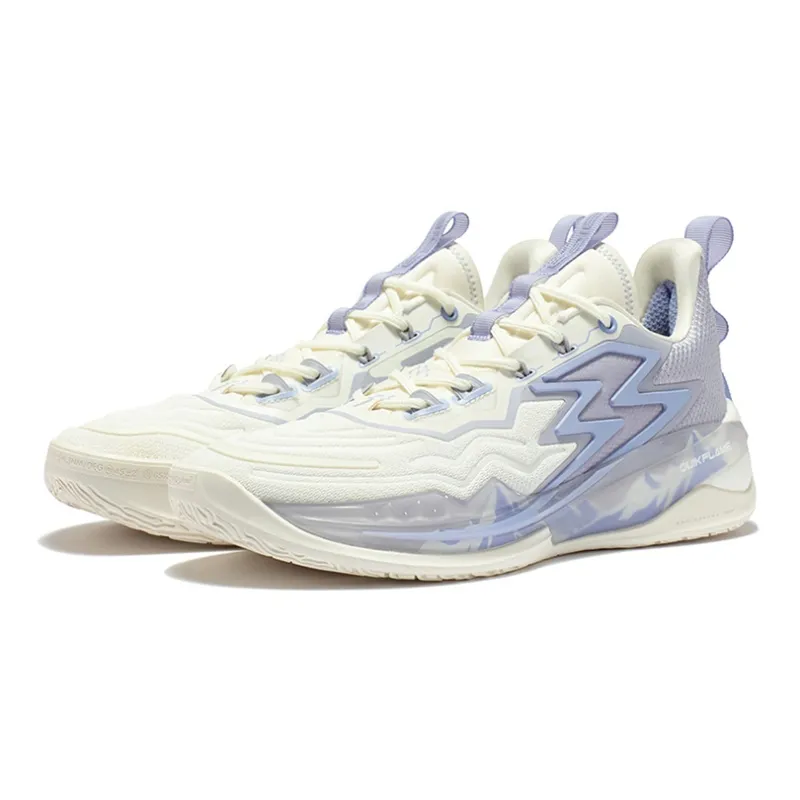 361° Big3 3.0 Pro Basketball Shoes Men Low Top Feather White/Iris-2
