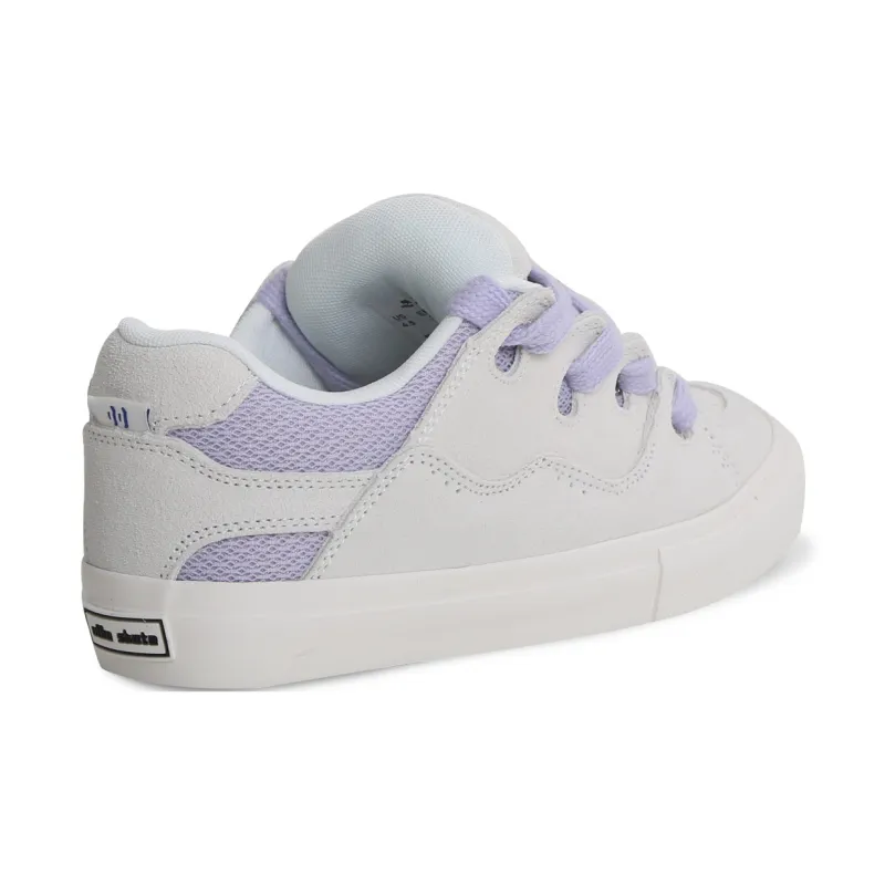 Ollieskate Puffy Shoes Low Top Skateboard Shoes Unisex Light Purple-3