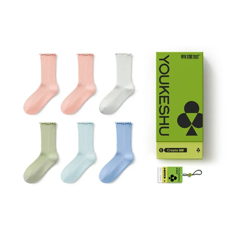 YOUKESHU Unisex Mid Calf Socks-10
