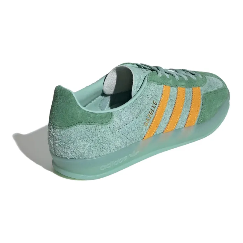 Adidas Gazelle Indoor Hazy Green Crew Yellow Women's-2