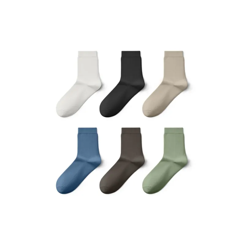 YOUKESHU Basketball Socks Men's 6 Pack Knee High Socks, Socks Gift Box Set-15