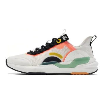 QIAODAN Anti Slip And Wear Resistant Rebound Low Top Sports Casual Shoes Men's Island Green