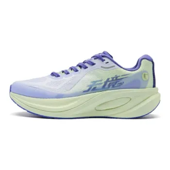 QIAODAN Borderless PRO Cushioning Wear Resistant Low Top Running Shoes Men's Purple Green