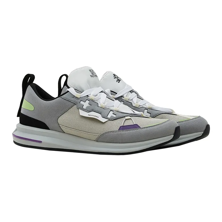 EQLZ EQUALIZER THE ROOTS By GOKU Soil, Creation From Nothing Skateboard Shoes Unisex Paradise Gray-2