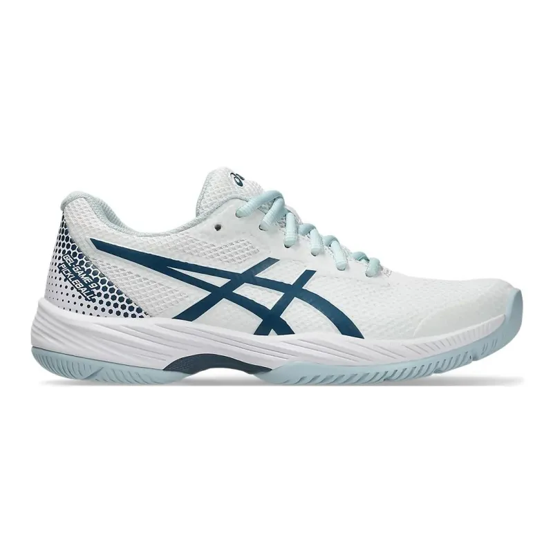 Asics Gel Game 9 Pickleball White Vintage Indigo Women's-1