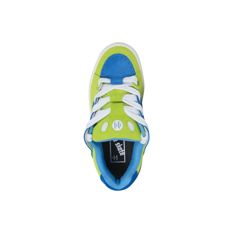 Ollieskate Low-Top Skateboard Shoes Unisex Blue Green Purple-4
