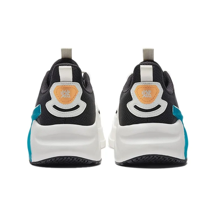 361° Anti Slip And Wear Resistant Lightweight Low Top Casual Shoes Men's White Black-3