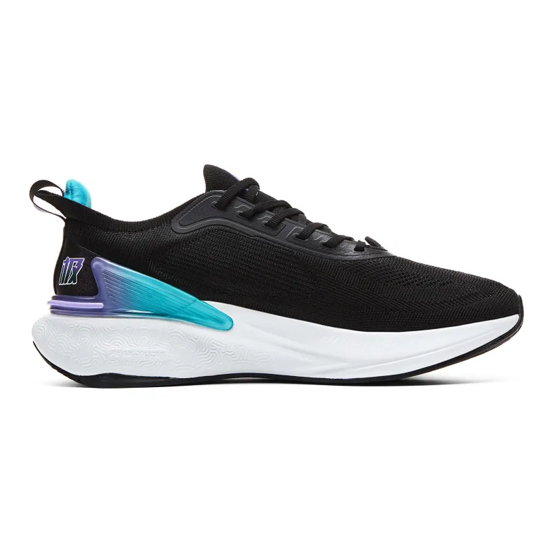 PEAK State Pole 6.0 Cushioning Breathable Low Top Running Shoes Men's Black Orchid Purple-1