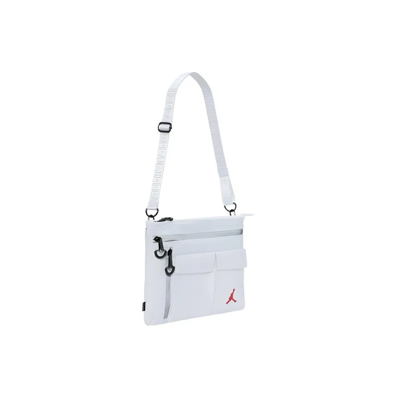 Jordan Polyester Messenger Bag Shoulder Bag Crossbody Bag Regular Men's White-3