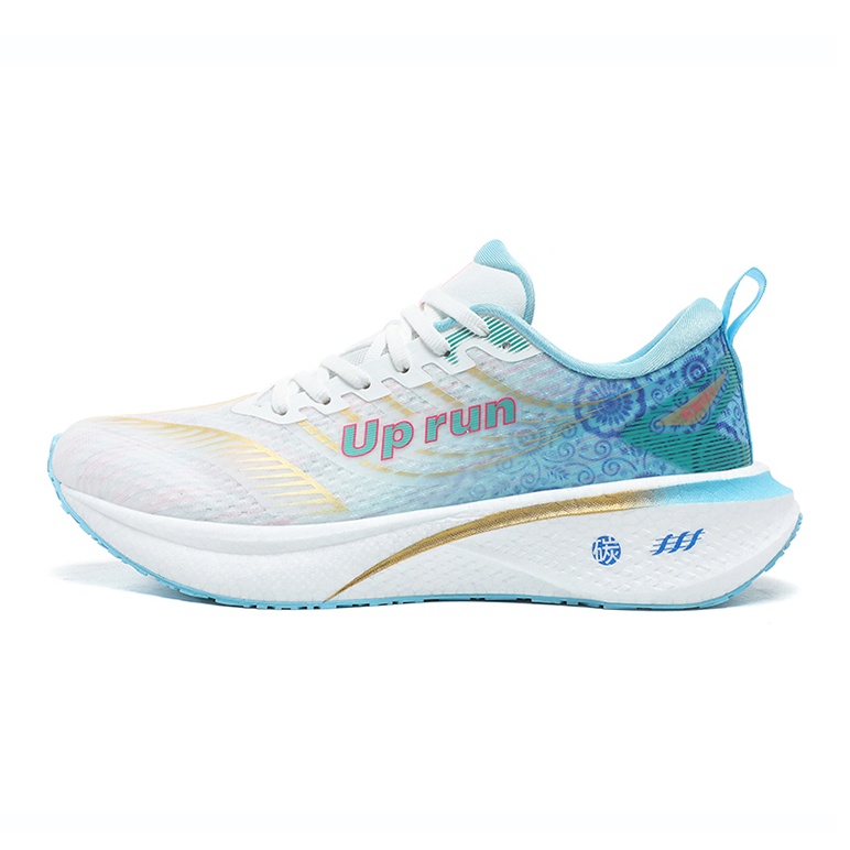 Up Run Flying Arrow 8 Special Edition Running Shoes Unisex Low Top Blue and White Porcelain POIZON