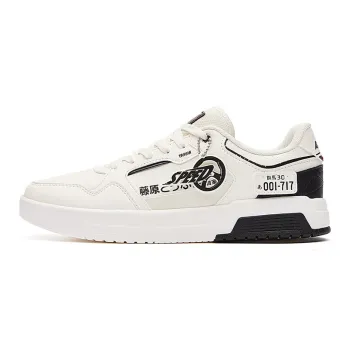 TOUWENZI D x 361° Slip Resistant Breathable Low Top Skateboard Shoes Men's Feather White