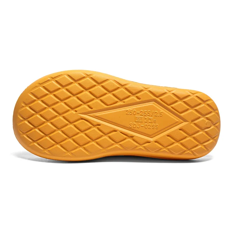 Warrior Abrasion Resistant Slide Slippers Men's Yellow Black-4