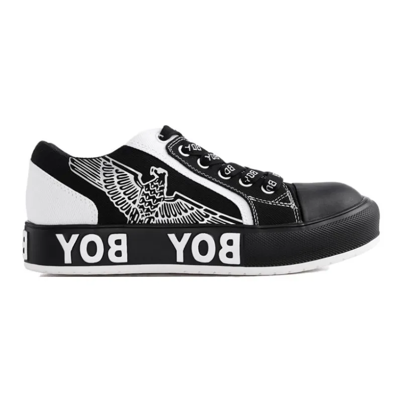 Boy London Low Top Skateboard Shoes Unisex Black-1